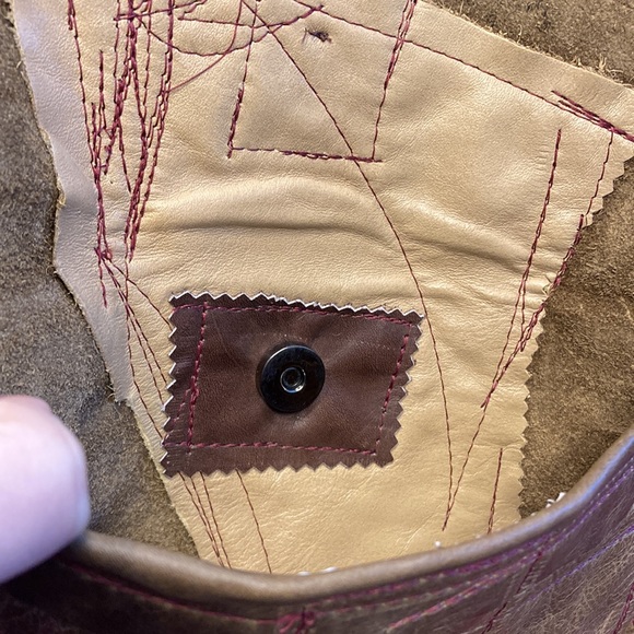 One of a kind, awesome, leather clutch - Picture 6 of 11